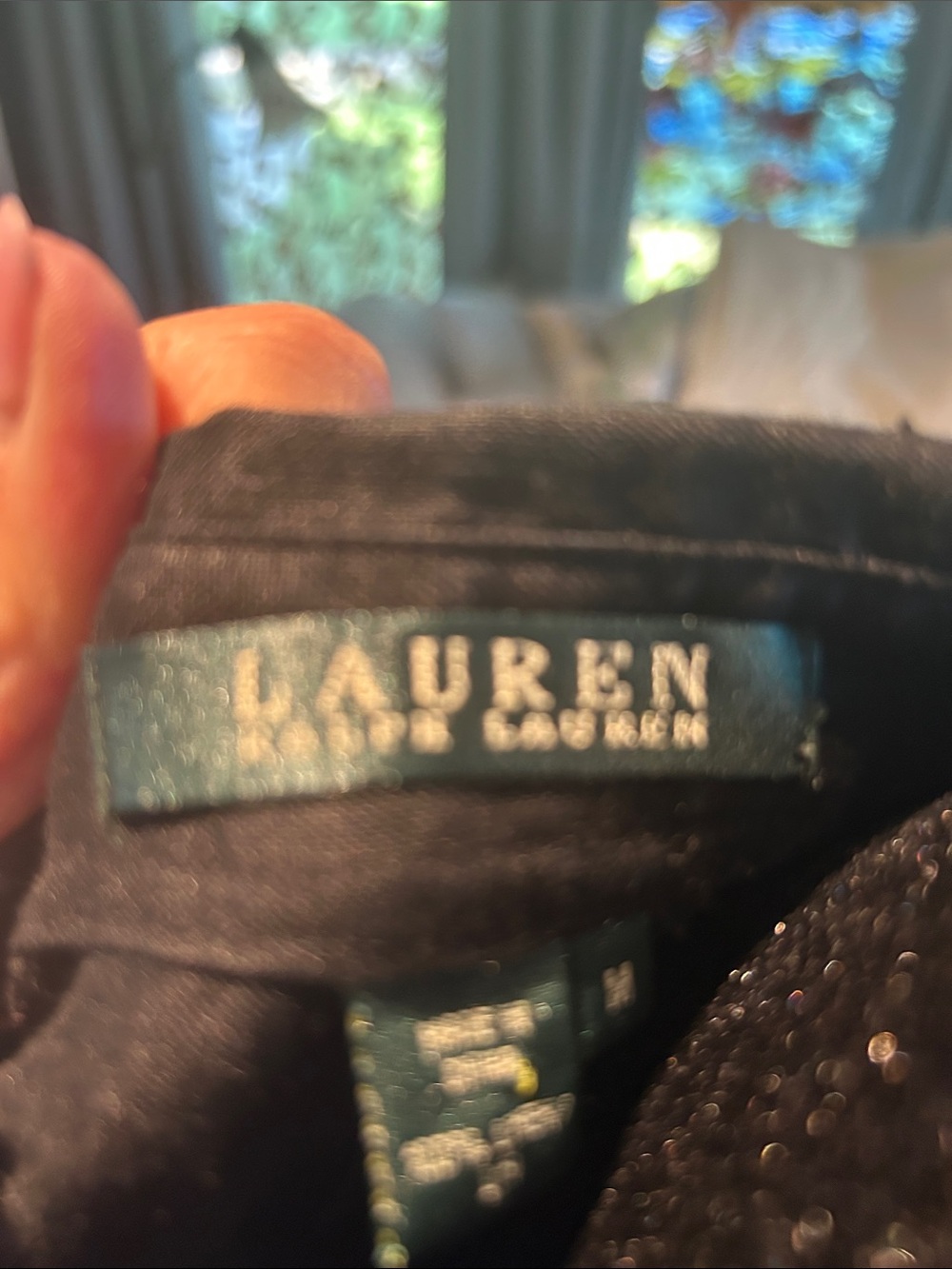 Lauren Ralph Lauren Black Label with Shimmer Detail - Black - Picture 2 of 6